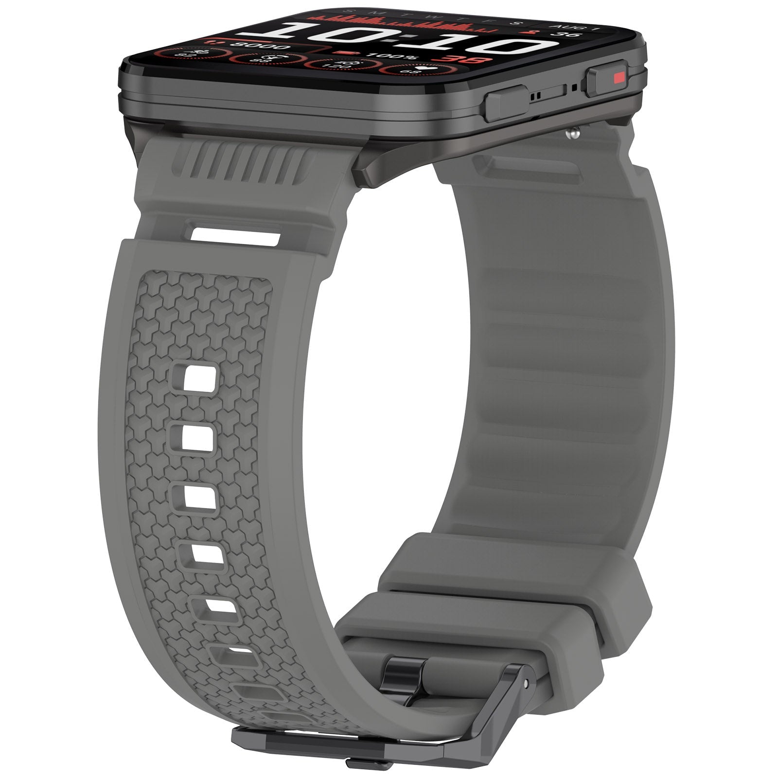 Coros Apex 4 - 46mm Silikonarmband (Grau)
