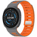 Samsung Galaxy Watch 8 - 40mm Magnetisches Silikonband (Hellgrau/Orange)