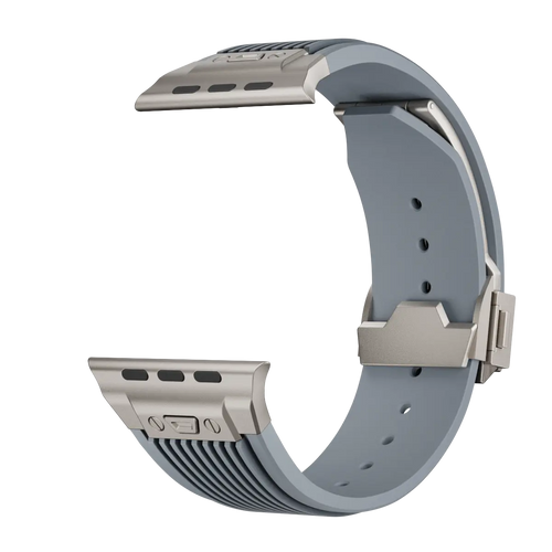 Liquid Elastic Silicone Strap, grey