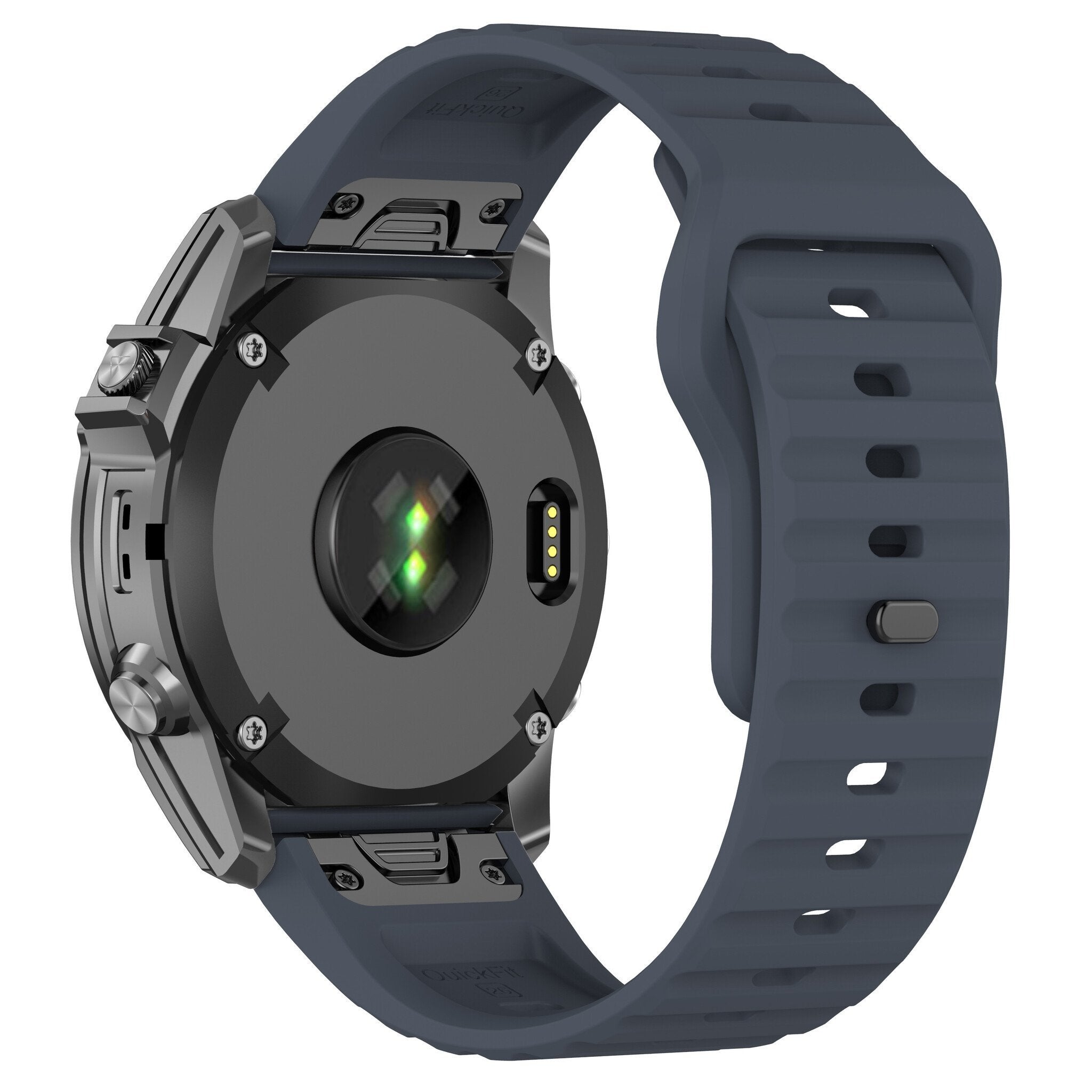 Garmin Descent MK3i - 51mm Outdoor Silicone Strap (Greyblue)