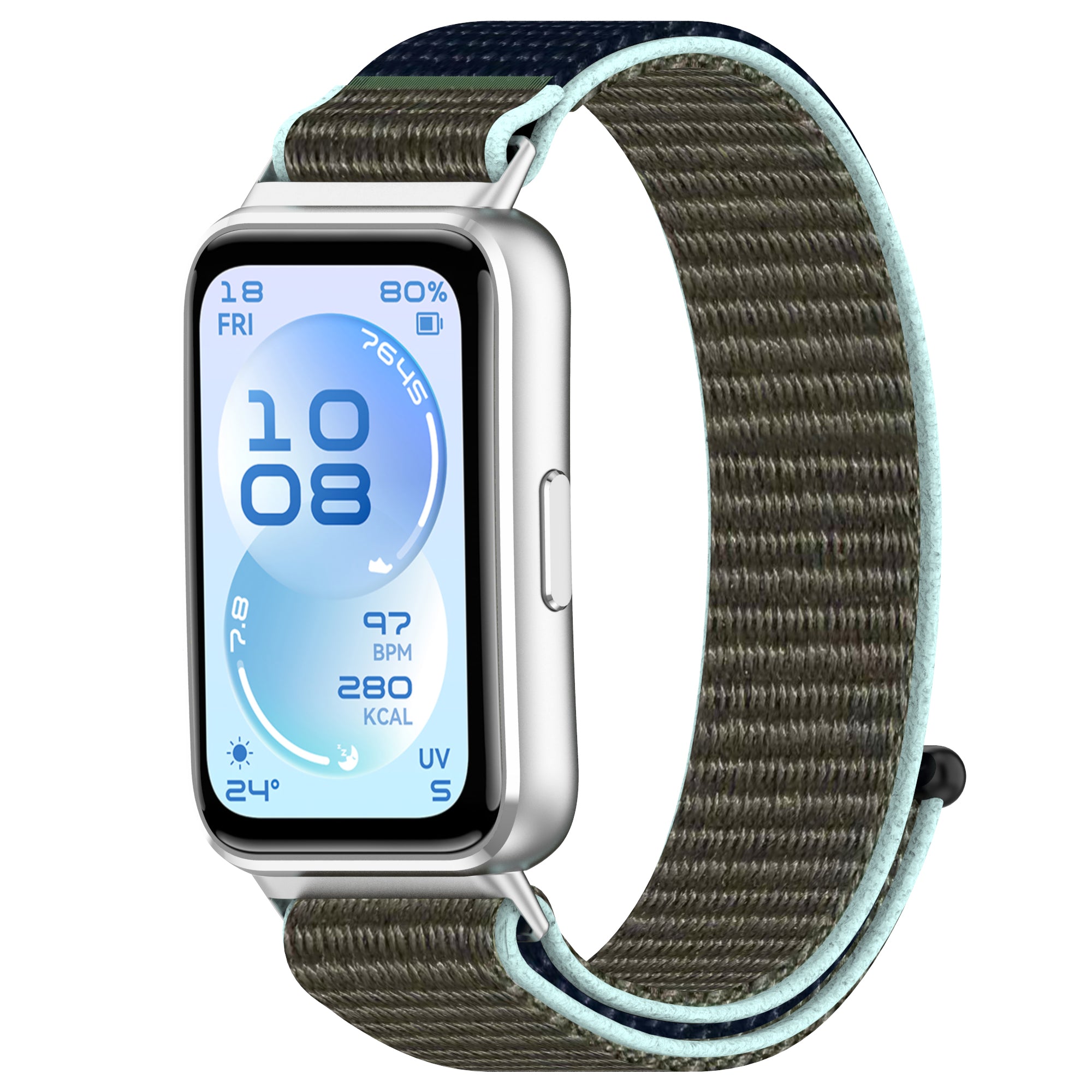Huawei Band 11 Pro Nylonarmband (Graublau)