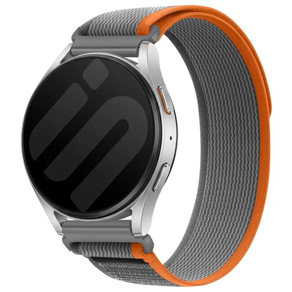 Huawei Watch GT 3 - 46mm Trail Nylon Strap (Grey/Orange)