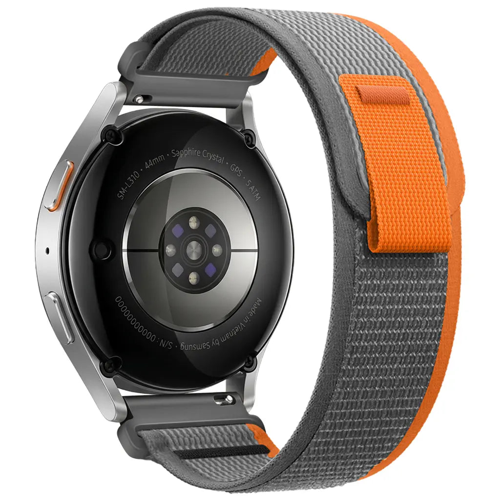 Huawei Watch GT 3 - 46mm Trail Nylon Strap (Grey/Orange)