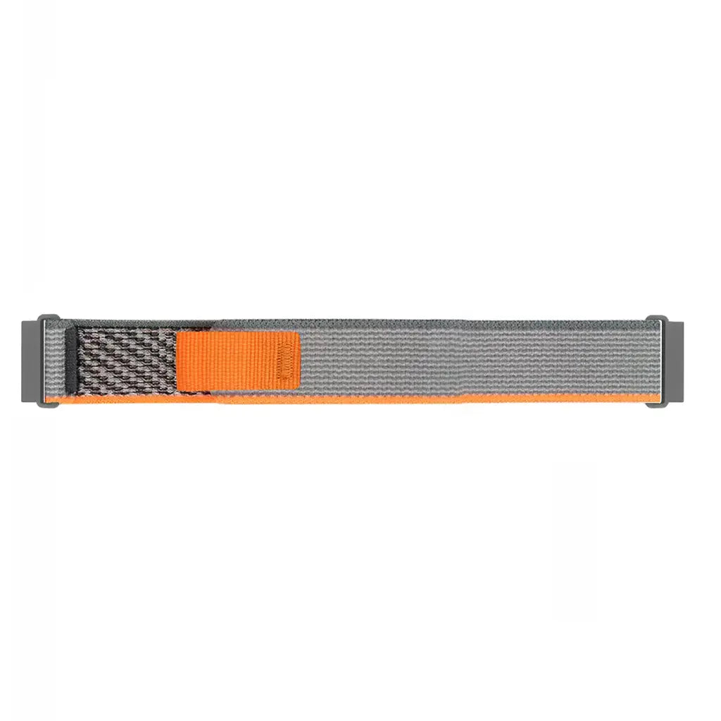 Huawei Watch GT 2 - 42mm Trail Nylon Strap (Grey/Orange)