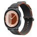 Samsung Galaxy Watch 8 Classic Silikon Active Armband (Hellgrau/Orange)