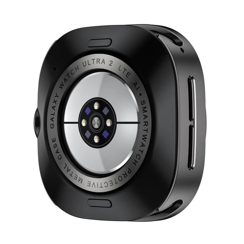 Samsung Galaxy Watch Ultra 2 Bezel Metallhülle (Dunkelgrau/Orange)