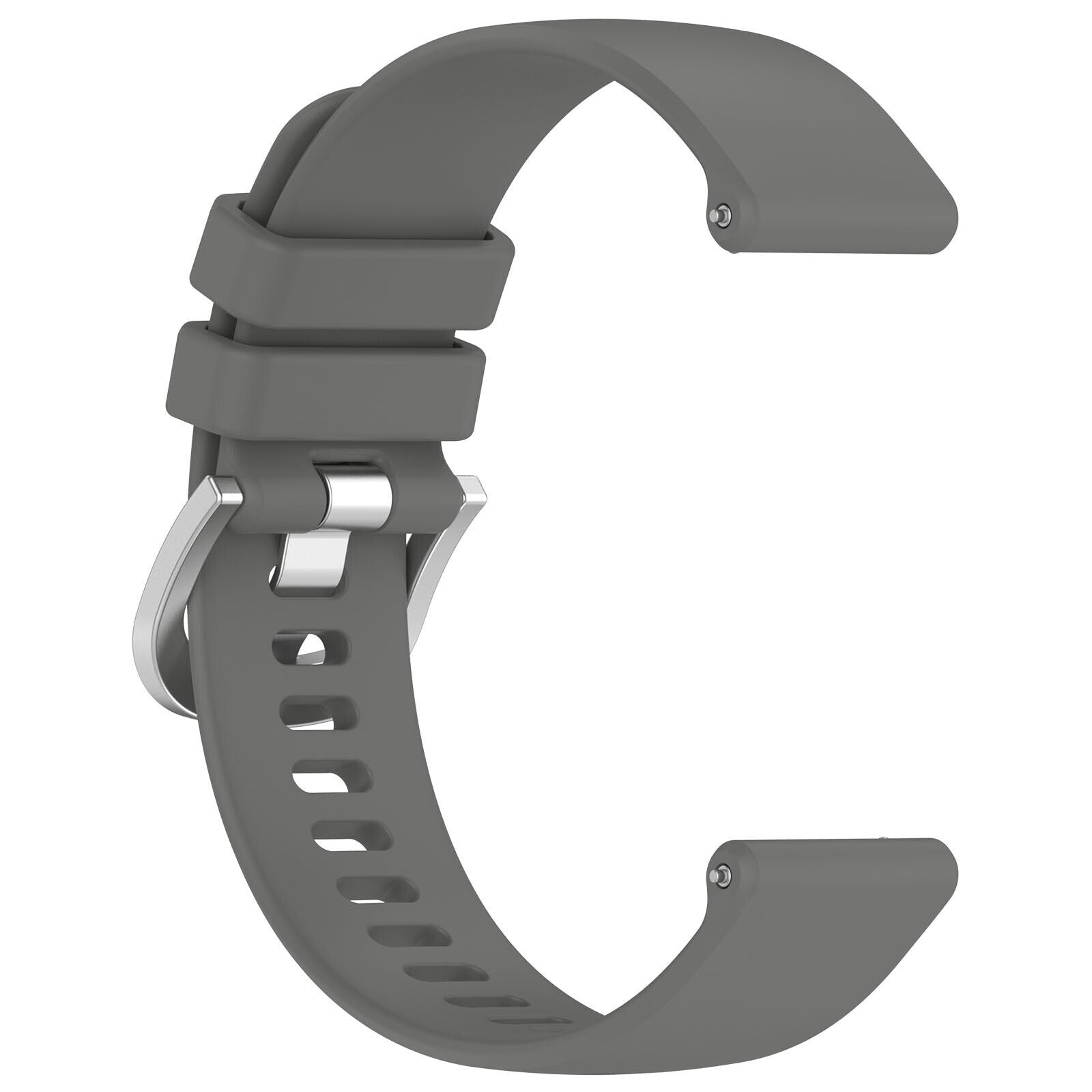 Garmin Venu 4 - 45mm Silicone Classic Strap (Dark Grey)