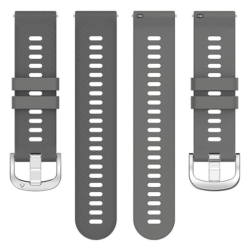 Garmin Vivoactive 6 Silikonarmband (Dunkelgrau)