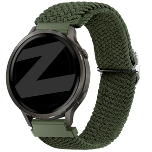 Bandz Garmin Forerunner 265s Verstellbares Geflochtenes Armband (Grün)