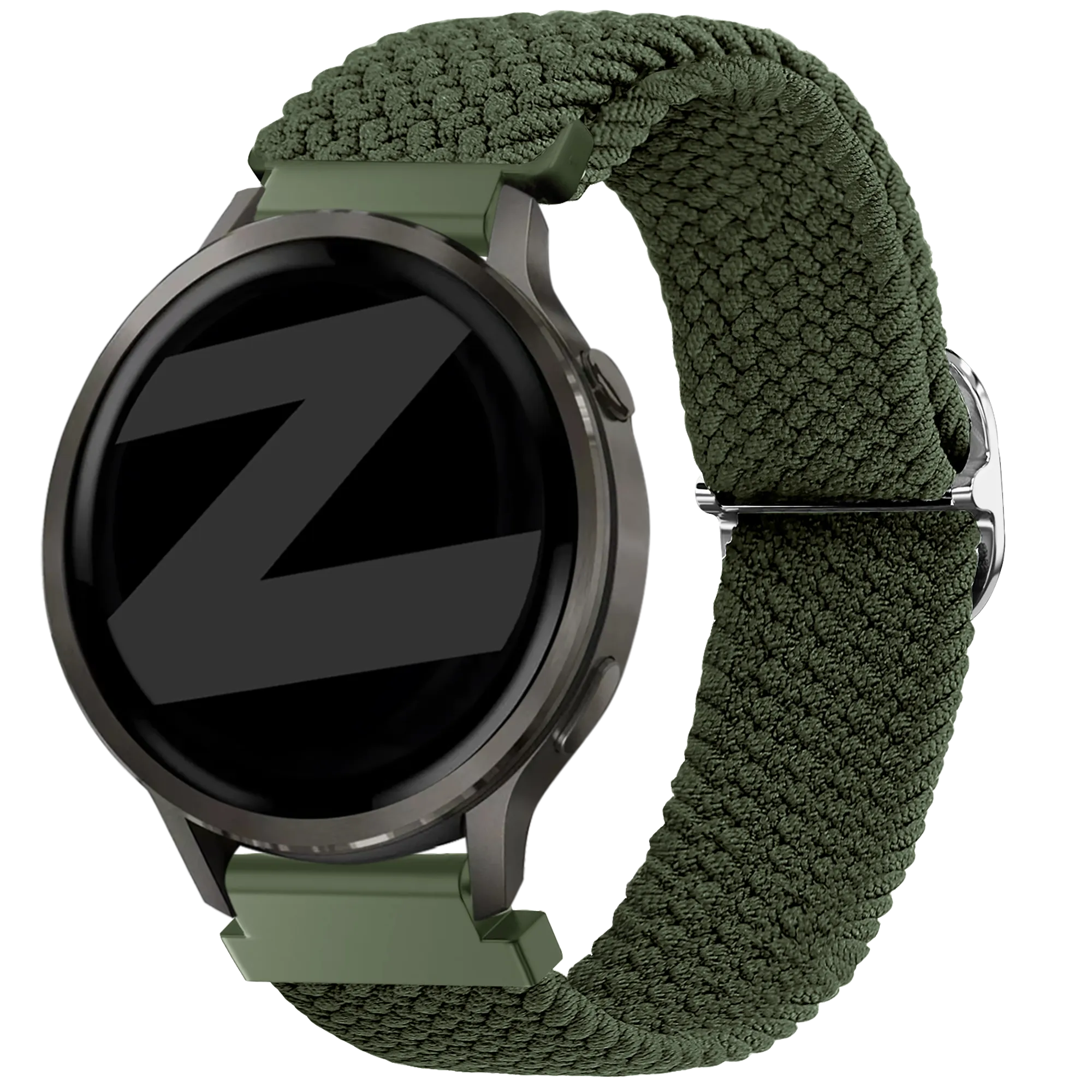 Bandz Garmin Venu 2s Adjustable Braided Strap (Green)