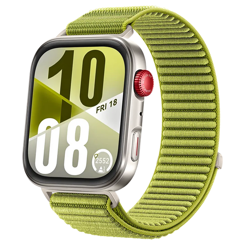 Huawei Watch Fit 4 Pro Nylon Wave Armband (Grün)