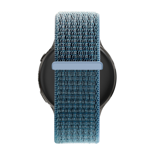 Bandz Garmin Venu 4 - 41mm Nylon Loop Armband (Grün-Grau)