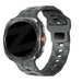 Bandz Samsung Galaxy Watch Ultra Silikonarmband 'Hexagons' (Dunkelgrau)
