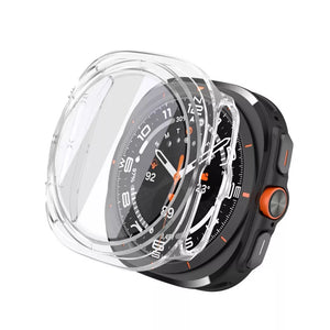 Samsung Galaxy Watch Ultra 2 Hartschalenhülle mit Glas (Transparent)
