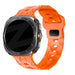 Bandz Samsung Galaxy Watch Ultra Silicone Strap 'Hexagons' (Orange)