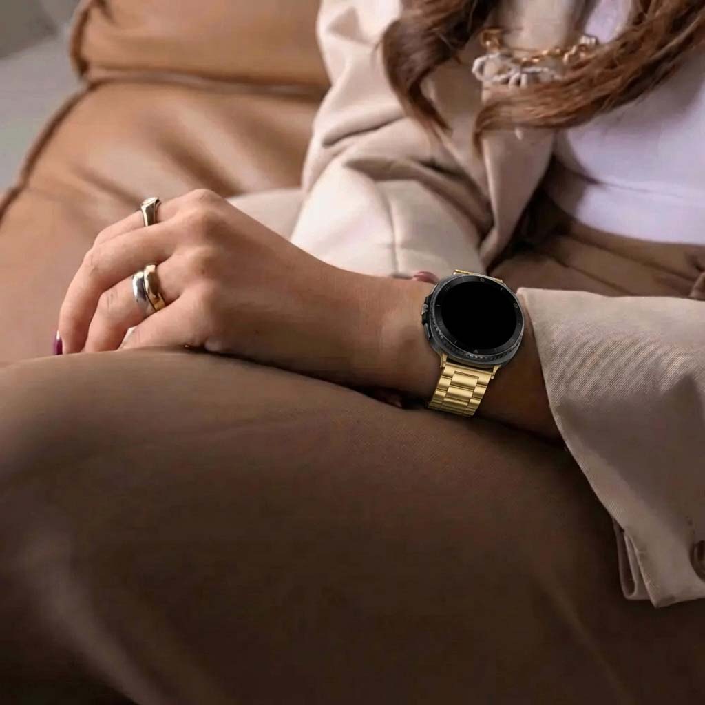 Samsung Galaxy Watch 8 Classic Stahlarmband (Gold)