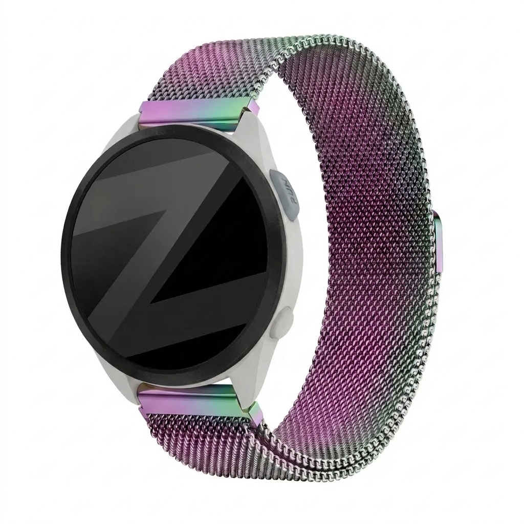 Bandz Garmin Forerunner 165 Milanese Loop Armband (Regenbogen)
