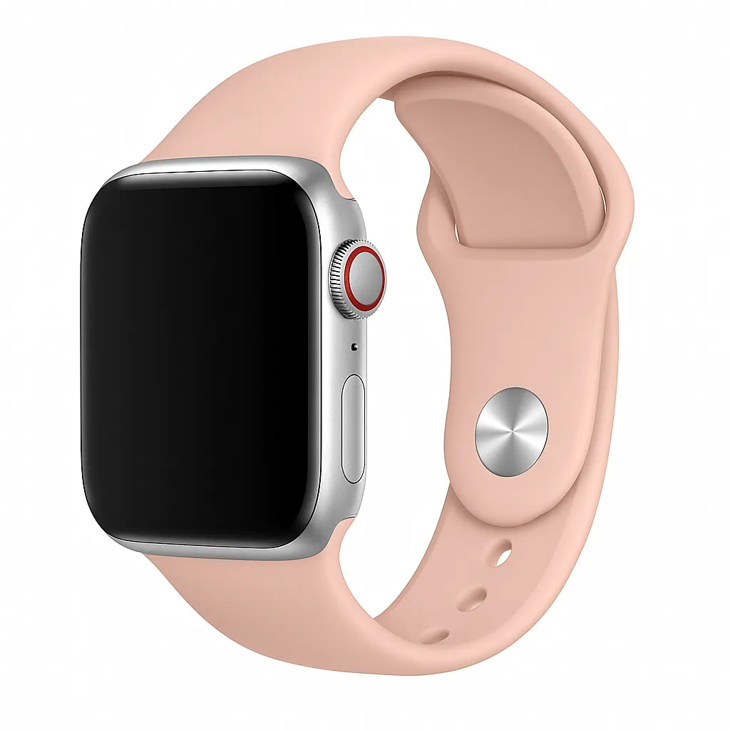 Apple Watch Silikonarmband (Baby Rosa)