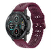 Honor Magic Watch 2 42mm Silikonarmband mit Muster (Weinrot)