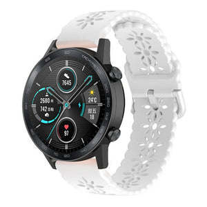 honor-magic-watch-2-siliconen-bandje-patroon-wit