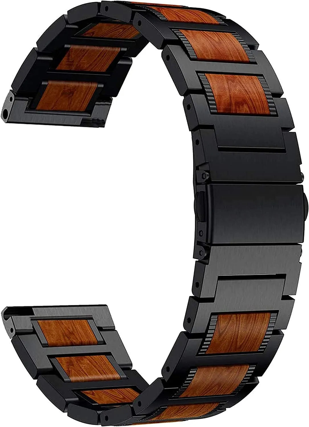 Gard Pro Health 4 smartwatch Holz-/ Stahlarmband (Schwarz)