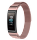 Huawei Band 3 / 4 Pro Milanese Metall Armband (Rosa)