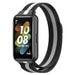 Huawei Band 7 Milanese-Armband (Schwarz/Weiß)