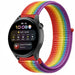 Huawei Watch 3 (Pro) Nylonarmband (Regenbogen)