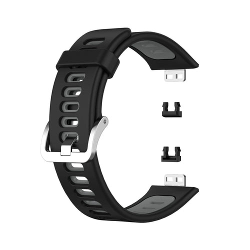 Huawei Watch Fit SE Schnalle Sport Amrband (Schwarz/Grau)