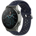 Huawei Watch GT 2 Pro Silikonarmband mit Löchern (Dunkelblau)