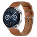 Huawei Watch GT 3 46mm Lederarmband (glattes Braun)