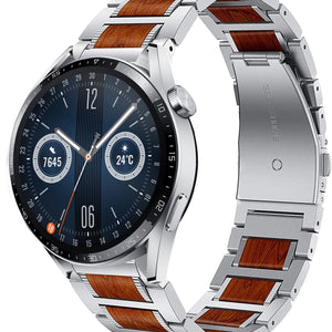 huawei-watch-gt-3-46mm-stalen-houten-band-zilver