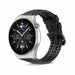 Huawei Watch GT 3 Pro 46mm Silikon-/Lederarmband (Schwarz)