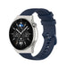 Huawei Watch GT 3 Pro 46mm Luxus- Silikonarmband (Dunkelblau)