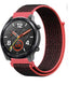 Huawei Watch GT 2 Nylonarmband (Schwarz / Rot)
