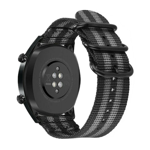 ICE Smart TKS Rectangular 1.41 Nylon Buckle Strap (Black/Grey)