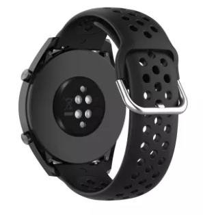 Coros Pace 4 Silicone Air Strap (Black)