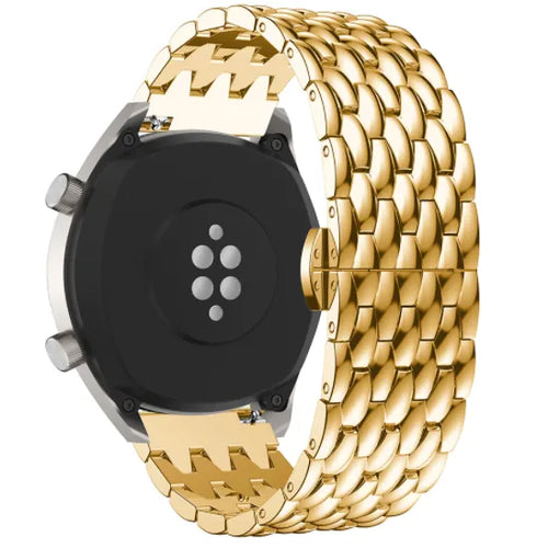 Honor Magic Watch 2 Stahlarmband mit Drachenmuster (Gold)