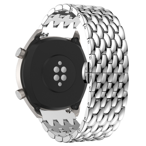 Honor Magic Watch 2 Stahlarmband mit Drachenmuster (Silber)