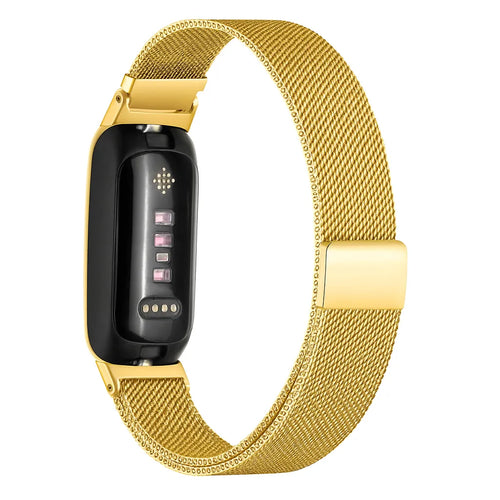 Fitbit Inspire 3 Milanese Armband (Gold)