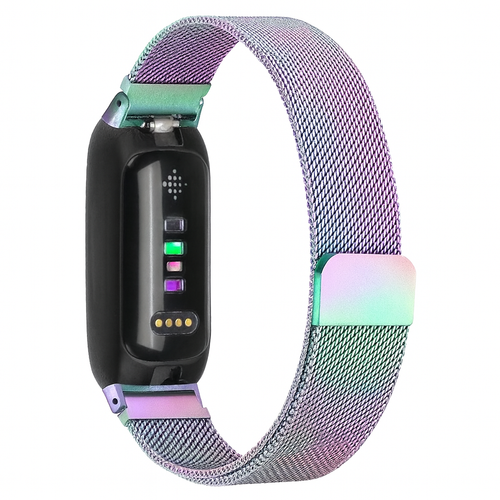 Fitbit Inspire 3 Milanese Armband (Regenbogen)