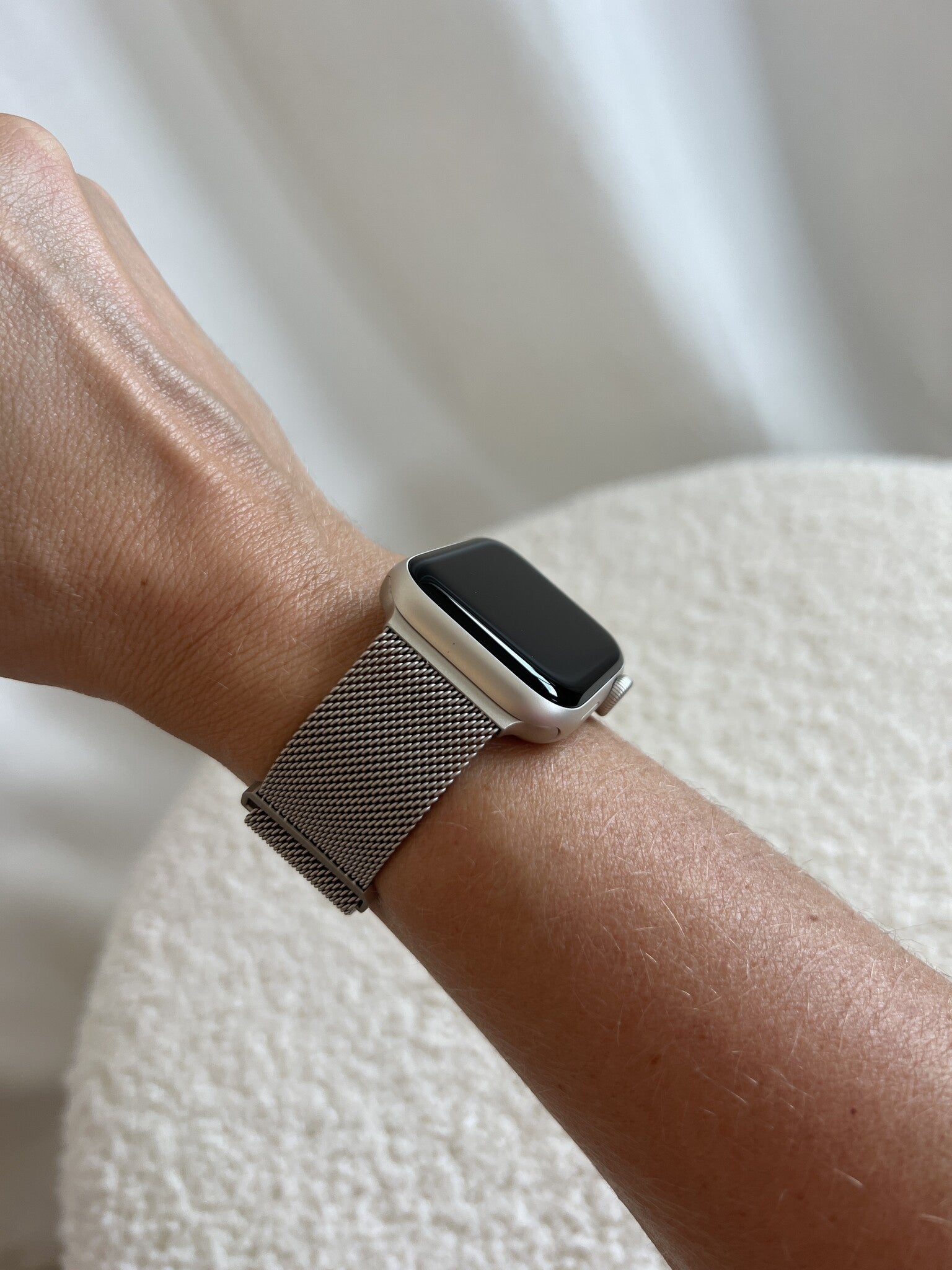 xoxo Wildhearts Apple Watch Milanaise Armband (Polarstern)