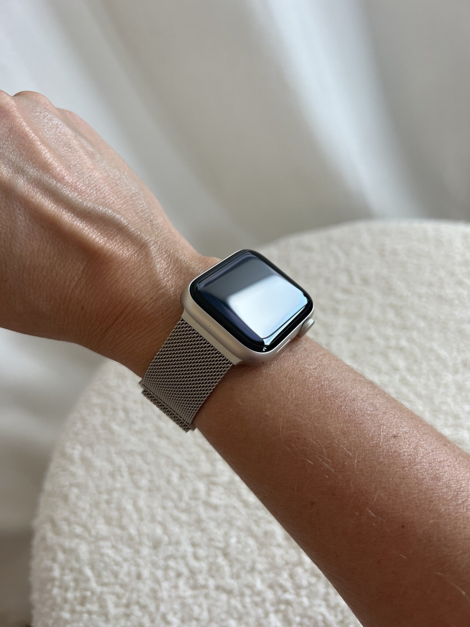 xoxo Wildhearts Apple Watch Milanaise Armband (Polarstern)