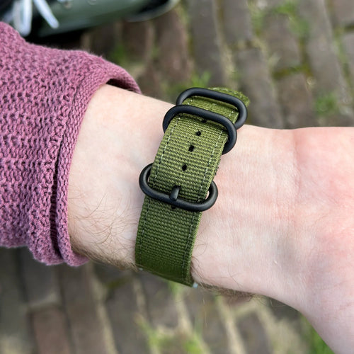 ICE Smart TKS Rectangular 1.41 Nylon Buckle Strap (Green)