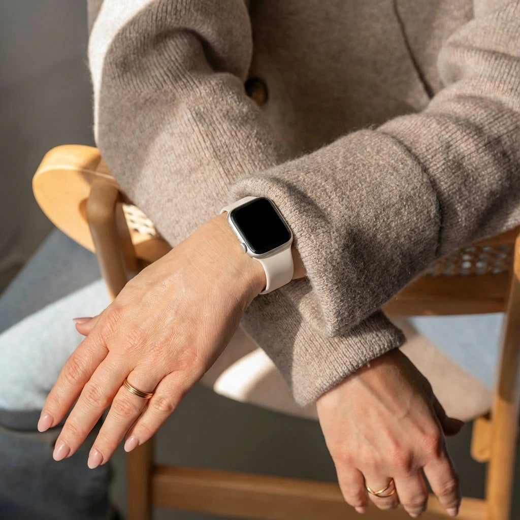 Apple Watch Silikonarmband (Polarstern)