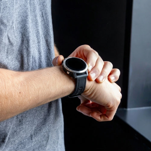 Garmin Epix Pro (Gen 2) 42mm Silikonarmband (Schwarz)
