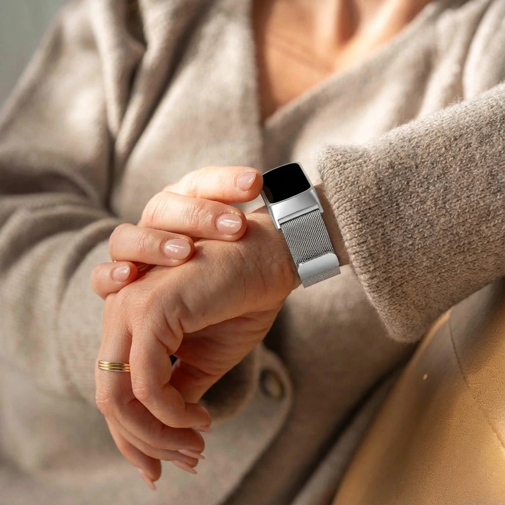 Fitbit Charge 5 Milanese-Armband (Silber)