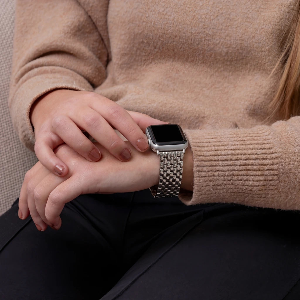 Apple Watch Drache Gliederarmband (Polarstern)