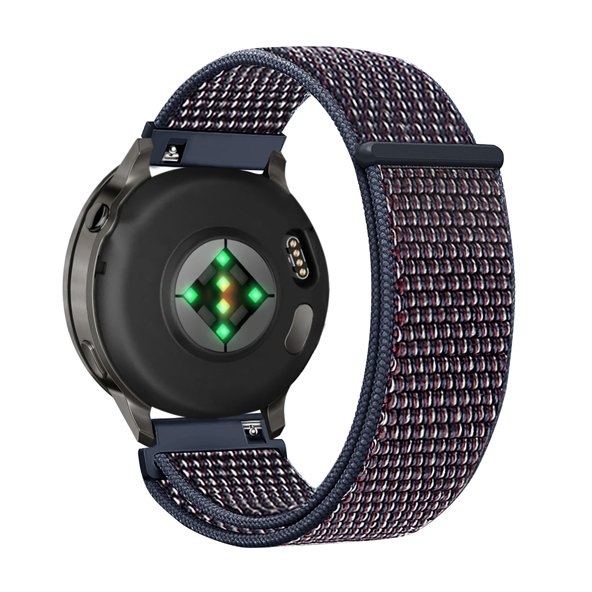 Bandz Garmin D2 Air X15 Nylon Loop Armband (Indigo Blau)