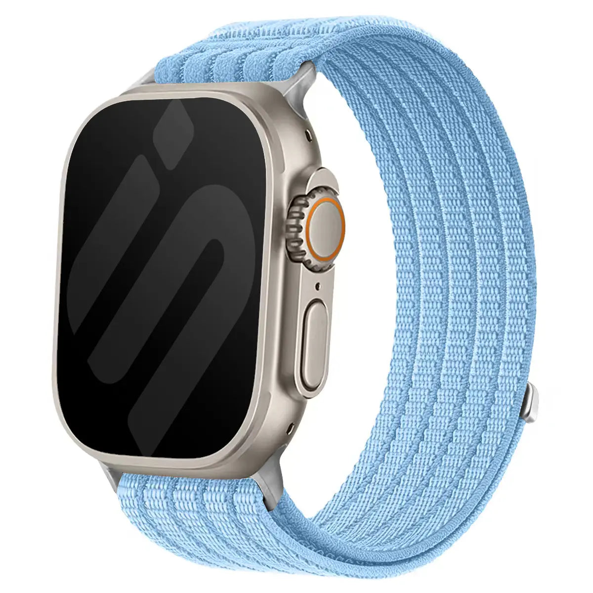Apple Watch Ultradünnes Nylonband (Hellblau)